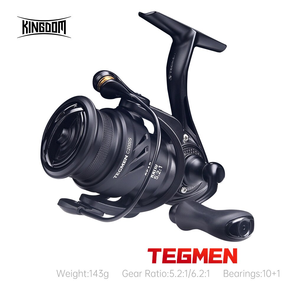 Trolling Reel - Kingdom Tegmen 5.2:1 6.2:1 143g Spinn