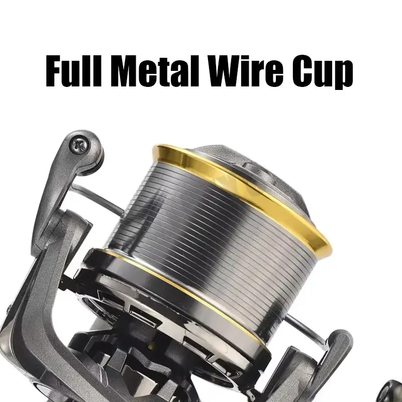 Spinning Reel - Long-Cast-Spinnrolle 10000S/12000S/14000S 18BB 50kg Max Bremskraft