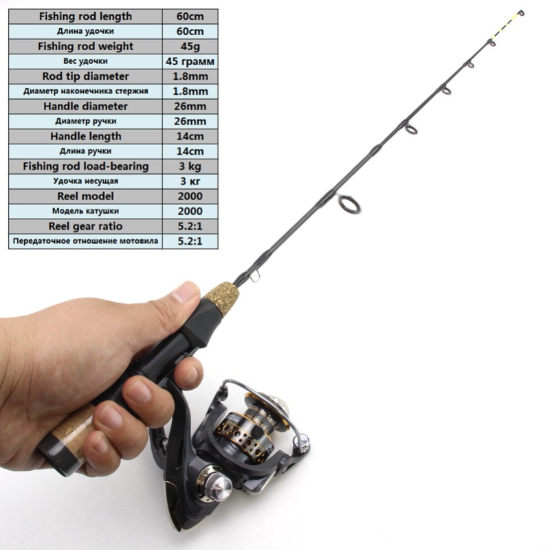 60 cm 2 Tipps Angelrute Reel C – Ice Fishing Reel Bewertung und Preis